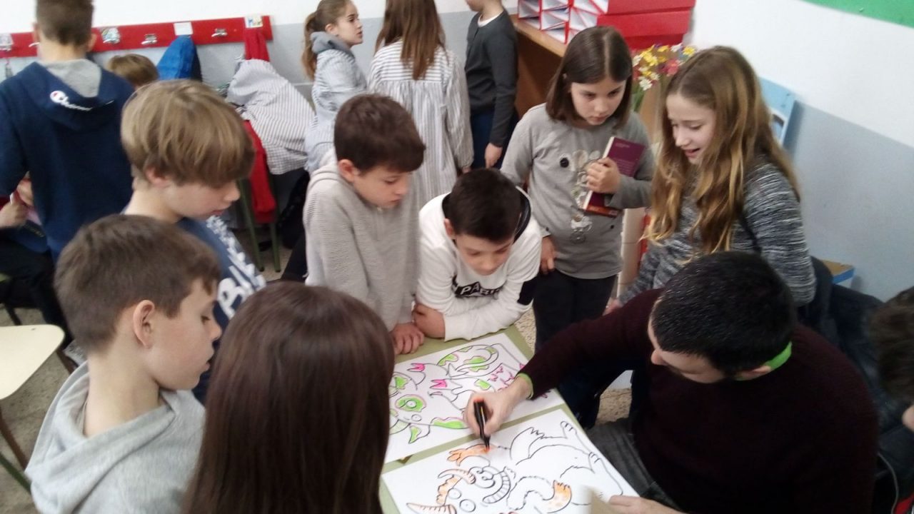 Compartim mascotes extraordinàries amb en Rubèn Montañá IE Sant Jordi